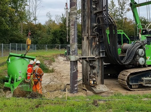 Eerste paal geslagen: de bouw van het nieuwe Waterproductiebedrijf Wouw is gestart!