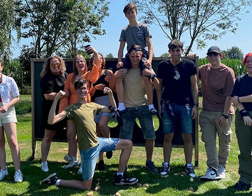 Team zwart Familiedag