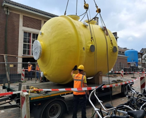 Rotterdam aankomst windketels