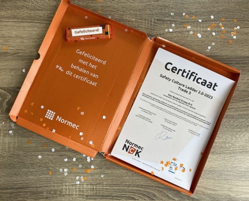 Veiligheidscertificaat trede 3